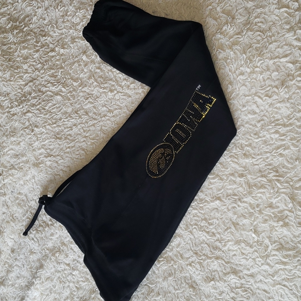 Iowa Hawkeyes Black Joggers Medium Nwt - Picture 3 of 5